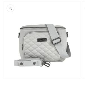 Bellaboo Boutique: The Sling Bag 'Clouds' -  Gray Quilted Mom/Baby "Diaper" Bag